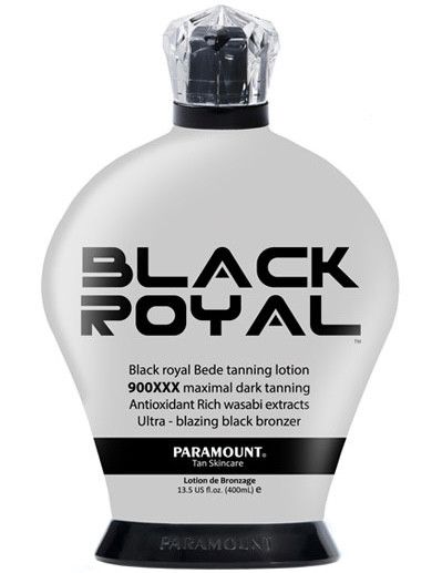 لوسیون سولاریوم برند پارامونت مدل Black Royal حجم ۴۰۰ میل