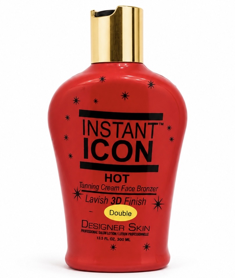 لوسیون سولاریوم دیزاینر اسکین مدل Double Hot Icon حجم ۳۰۰ میل